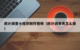 绍兴统计调查小程序制作视频（统计调查表怎么做）