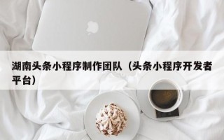 绍兴湖南头条小程序制作团队（头条小程序开发者平台）